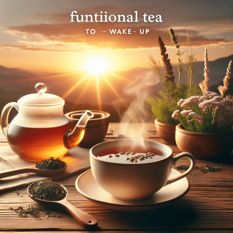como preparar chá funcional para despertar