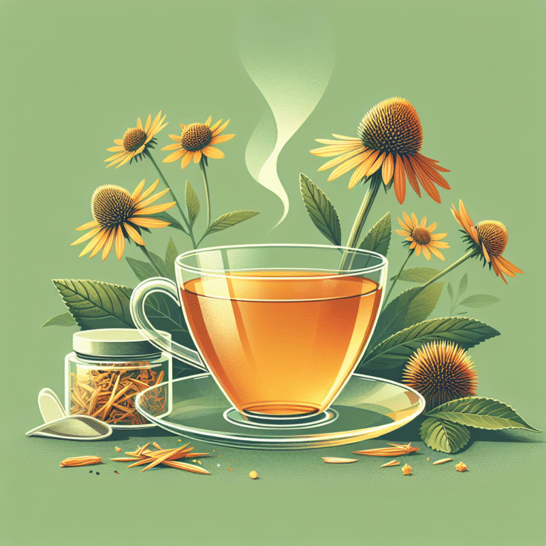 chá funcional de equinácea para aumentar suas defesas
