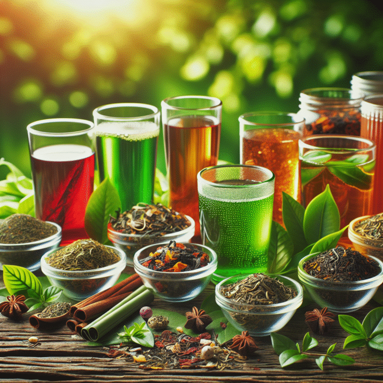 chás energéticos sem cafeína: alternativas saudáveis