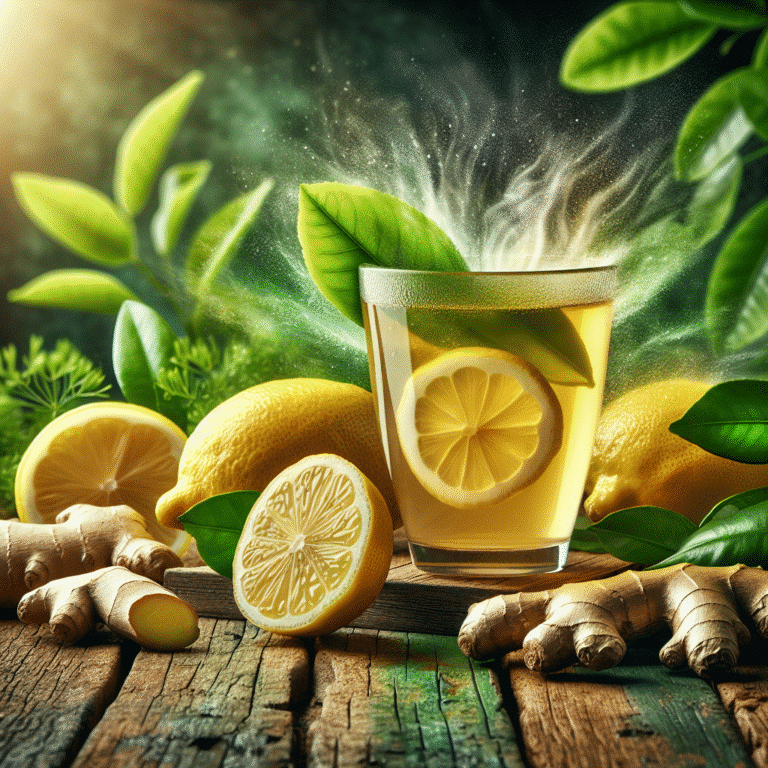 chá detox de gengibre e limão: refrescante e saudável
