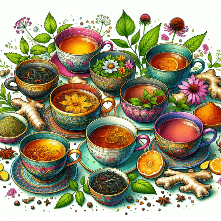 receitas de chá para fortalecer o sistema imunológico