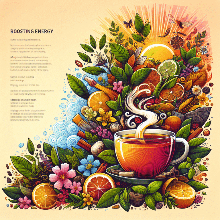 Receitas de chá natural para aumentar a energia