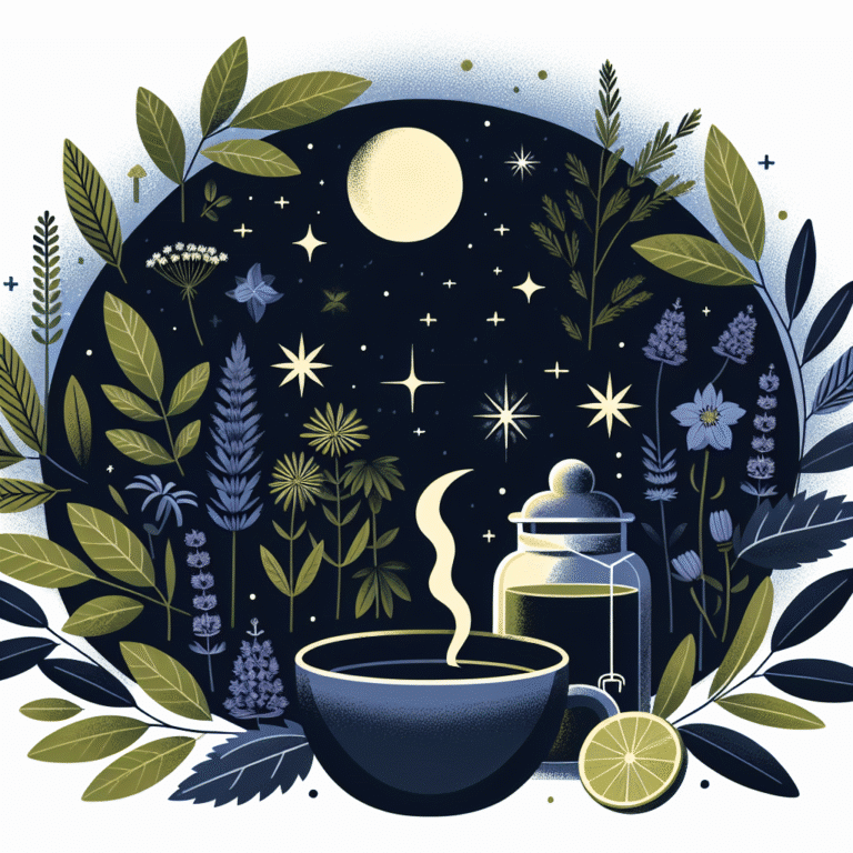 chás naturais para uma noite tranquila