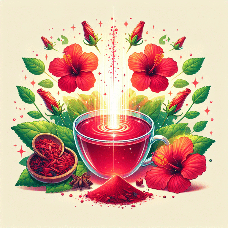 O poder do chá de hibisco detox na desintoxicação