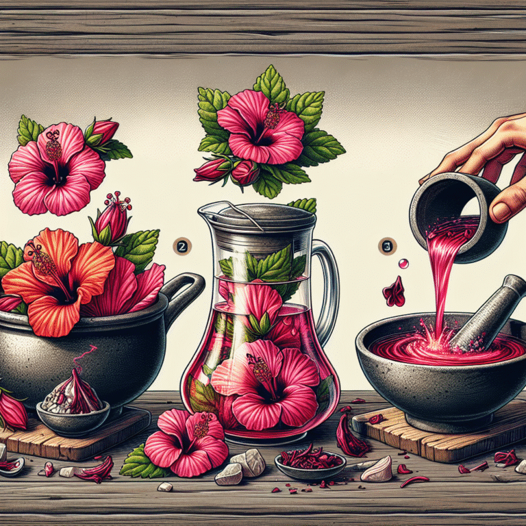 como preparar chá de hibisco detox em casa