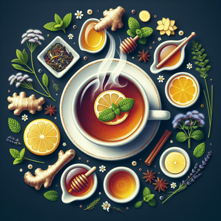 receitas de chá para combater gripe e resfriado