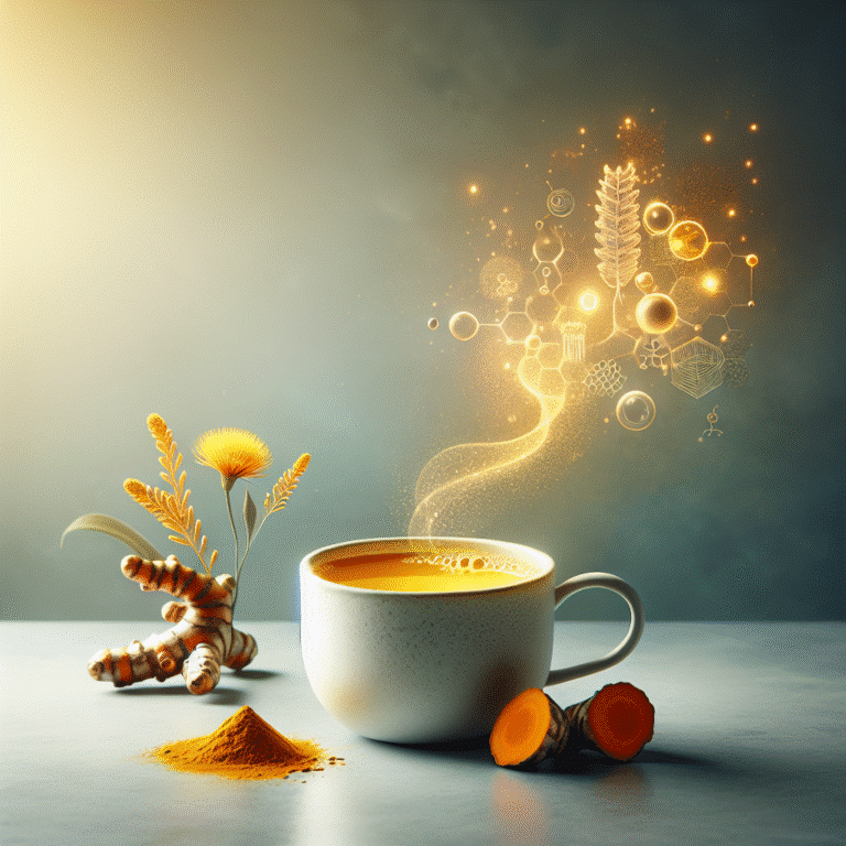 propriedades do chá de cúrcuma para o sistema imunológico