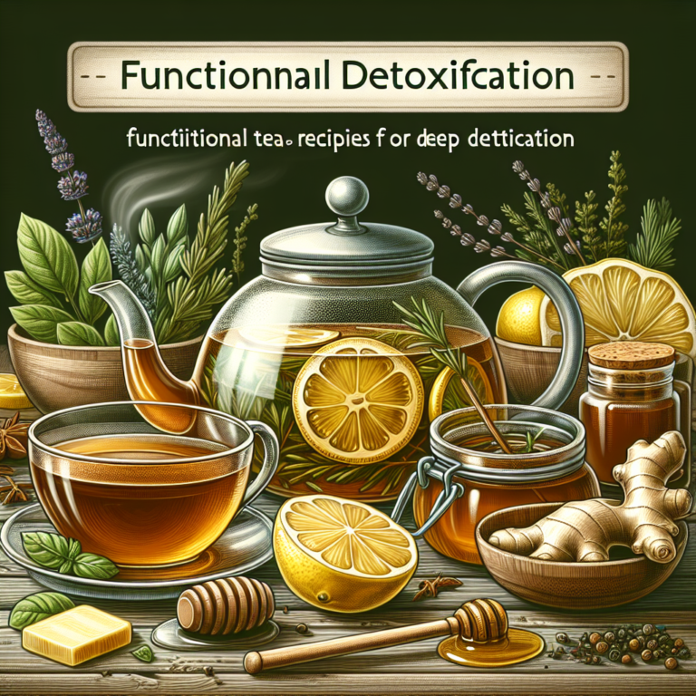 Receitas de chá funcional para desintoxicação profunda