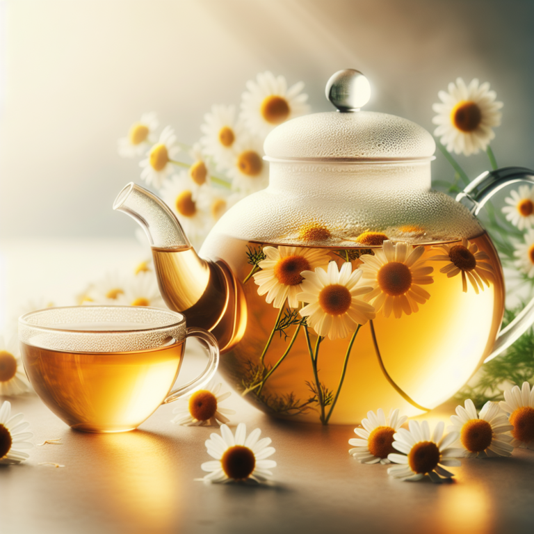 chá de camomila funcional para relaxar