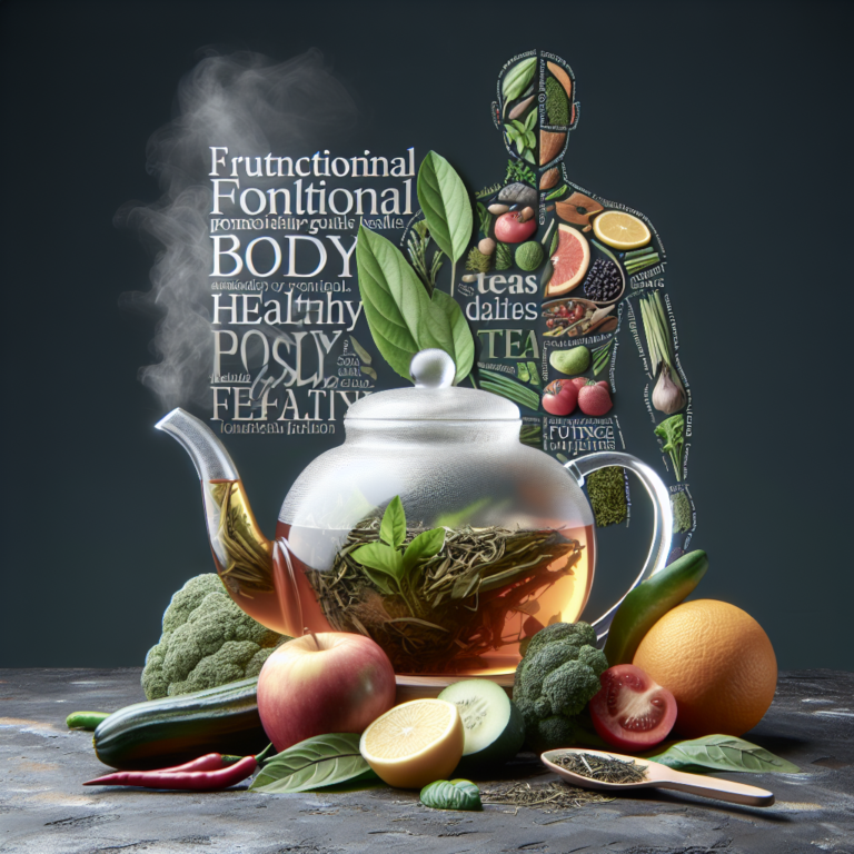 chá funcional que promove a saúde geral do corpo