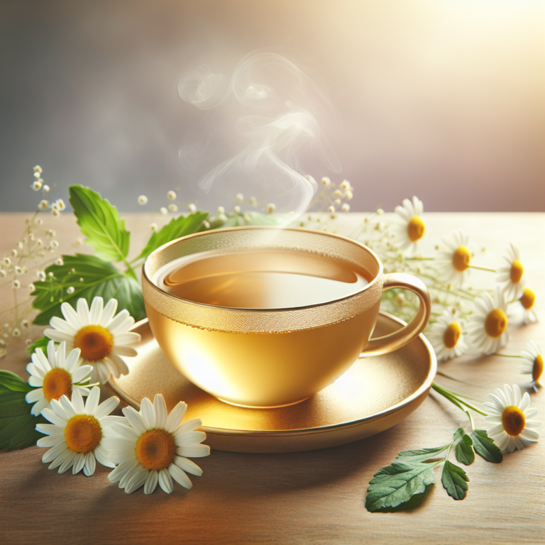 chá de camomila funcional para relaxar