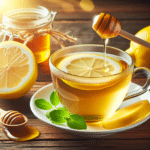 chá funcional de limão com mel: um aliado poderoso