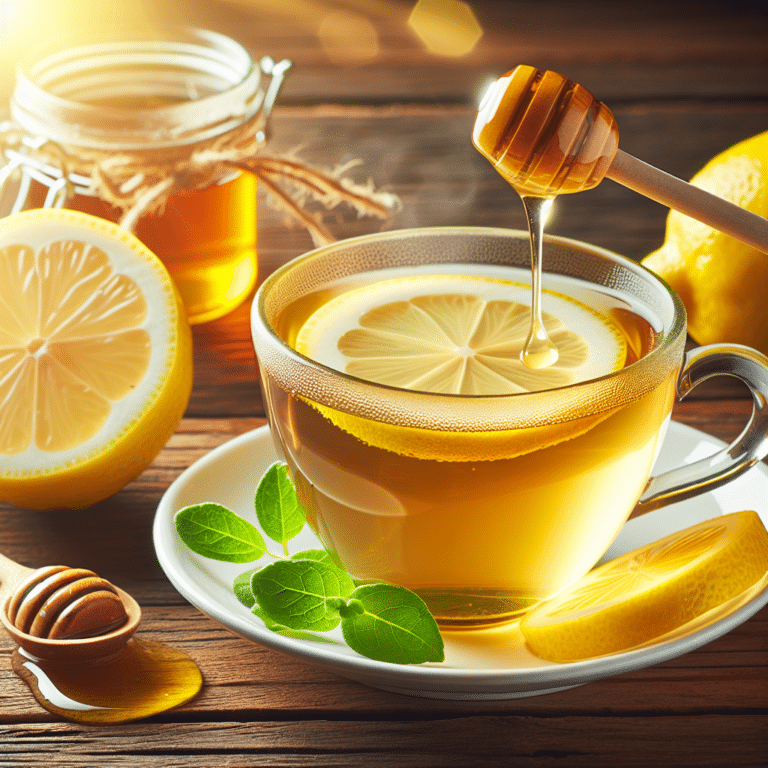 chá funcional de limão com mel: um aliado poderoso