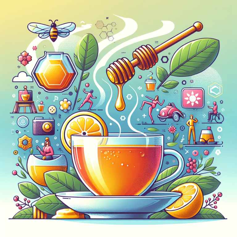 chá funcional de limão com mel: um aliado poderoso