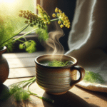 chá de erva-doce para relaxamento profundo